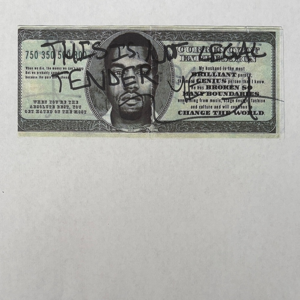 Unique Artistic Dollar Bill